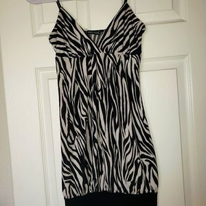 Mini spaghetti strap dress